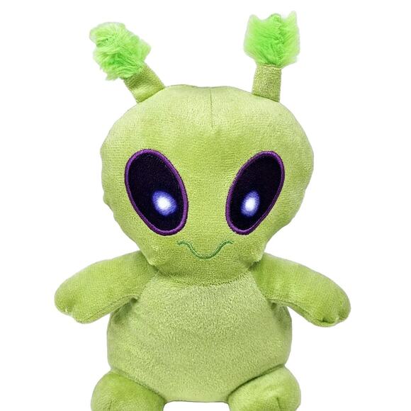 Alien BMI Merchandise 11” Green Half Pillow Space Eyes Plush Stuffed Gift Toy - Picture 1 of 9